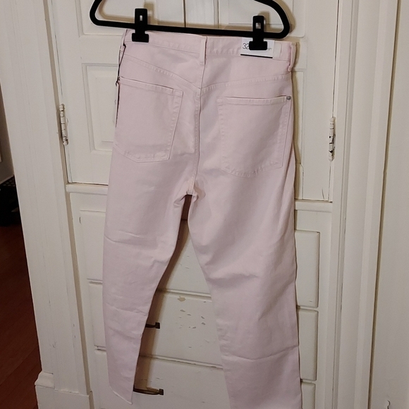 7 For All Mankind High Waist Straight Leg Cropped - Picture 14 of 15